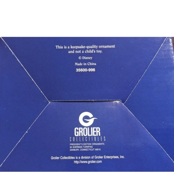 Disney Grolier Presidents Edition Alice & Mad Hatter Ornaments BRAND NEW! - Picture 9 of 12
